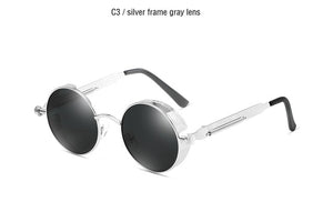 Round Metal Mirror Sunglasses