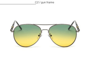 2019 Mens Polarized Day Night Driving Sunglasses Men Brand Designer Yellow Green lens Women Driving Sunglass Goggles Anti-Glare